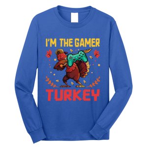 Im The Gamer Turkey Video Gaming Happy Funny Thanksgiving Gift Long Sleeve Shirt