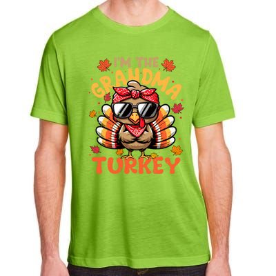 IM The Grandma Turkey Matching 2024 Family Thanksgiving Funny Gift Adult ChromaSoft Performance T-Shirt