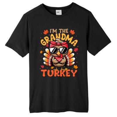 IM The Grandma Turkey Matching 2024 Family Thanksgiving Funny Gift Tall Fusion ChromaSoft Performance T-Shirt