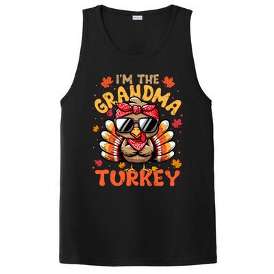 IM The Grandma Turkey Matching 2024 Family Thanksgiving Funny Gift PosiCharge Competitor Tank