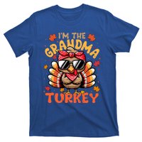 IM The Grandma Turkey Matching 2024 Family Thanksgiving Funny Gift T-Shirt