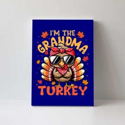 IM The Grandma Turkey Matching 2024 Family Thanksgiving Funny Gift Canvas