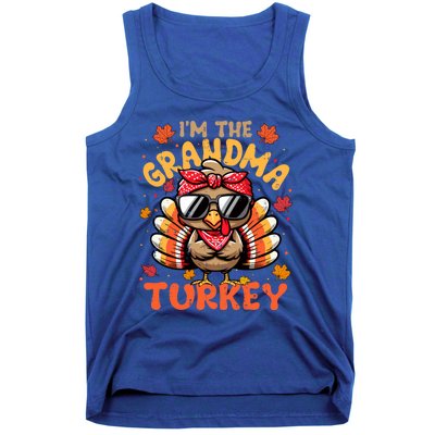 IM The Grandma Turkey Matching 2024 Family Thanksgiving Funny Gift Tank Top