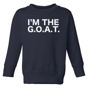 IM The Goat Funny Goat Toddler Sweatshirt