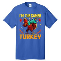 Im The Gamer Turkey Video Gaming Funny Thanksgiving Gift Tall T-Shirt