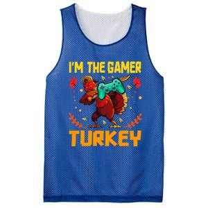 Im The Gamer Turkey Video Gaming Funny Thanksgiving Gift Mesh Reversible Basketball Jersey Tank