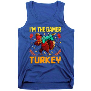 Im The Gamer Turkey Video Gaming Funny Thanksgiving Gift Tank Top