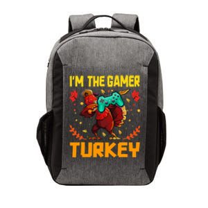 Im The Gamer Turkey Video Gaming Funny Thanksgiving Gift Vector Backpack