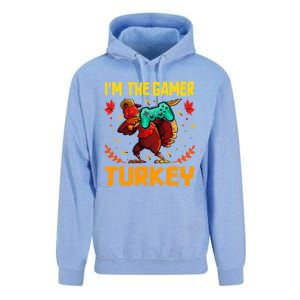 Im The Gamer Turkey Video Gaming Funny Thanksgiving Gift Unisex Surf Hoodie