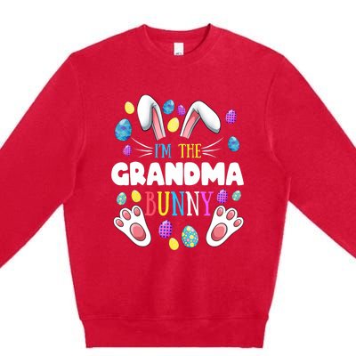 I'm The Grandma Bunny Matching Family Easter Party Premium Crewneck Sweatshirt