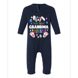 I'm The Grandma Bunny Matching Family Easter Party Infant Fleece One Piece