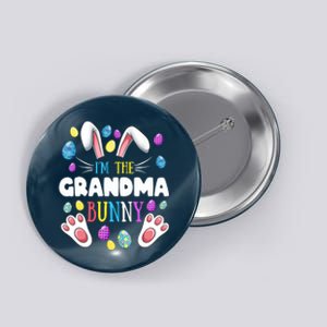 I'm The Grandma Bunny Matching Family Easter Party Button