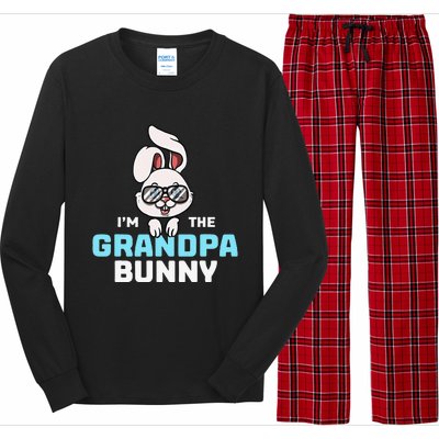 I'm The Grandpa Bunny Matching Family Easter Party Long Sleeve Pajama Set