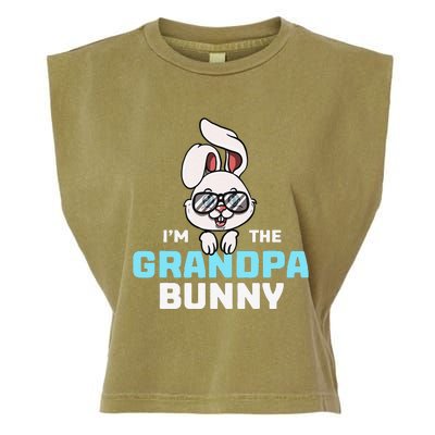 I'm The Grandpa Bunny Matching Family Easter Party Garment-Dyed Women's Muscle Tee