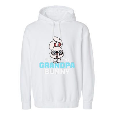 I'm The Grandpa Bunny Matching Family Easter Party Garment-Dyed Fleece Hoodie