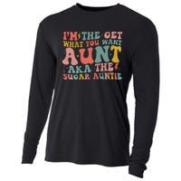 IM The Get What You Want Aunt Aka The Sugar Auntie Cooling Performance Long Sleeve Crew