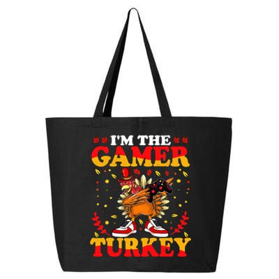 I'm The Gamer Turkey Gaming Boys Happy Funny Thanksgiving 25L Jumbo Tote