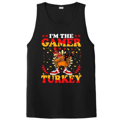 I'm The Gamer Turkey Gaming Boys Happy Funny Thanksgiving PosiCharge Competitor Tank