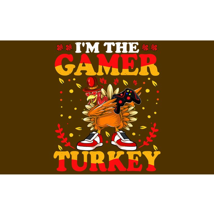 I'm The Gamer Turkey Gaming Boys Happy Funny Thanksgiving Bumper Sticker