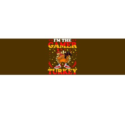 I'm The Gamer Turkey Gaming Boys Happy Funny Thanksgiving Bumper Sticker