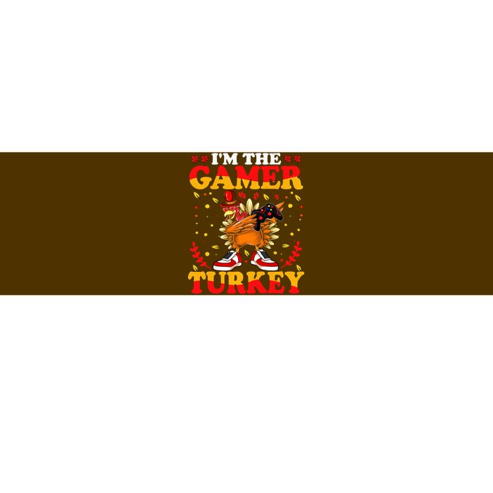 I'm The Gamer Turkey Gaming Boys Happy Funny Thanksgiving Bumper Sticker