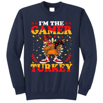 I'm The Gamer Turkey Gaming Boys Happy Funny Thanksgiving Sweatshirt