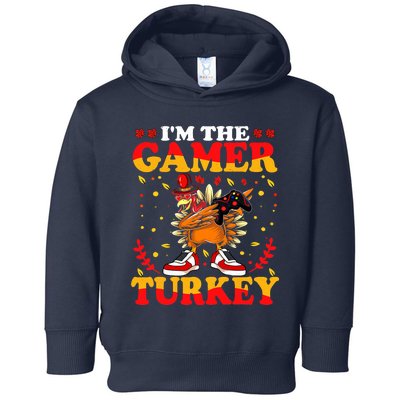 I'm The Gamer Turkey Gaming Boys Happy Funny Thanksgiving Toddler Hoodie