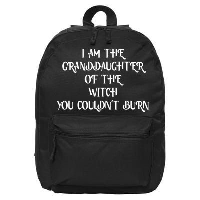 Im The Granddaughter Of The Witch You Couldnt Burn 16 in Basic Backpack