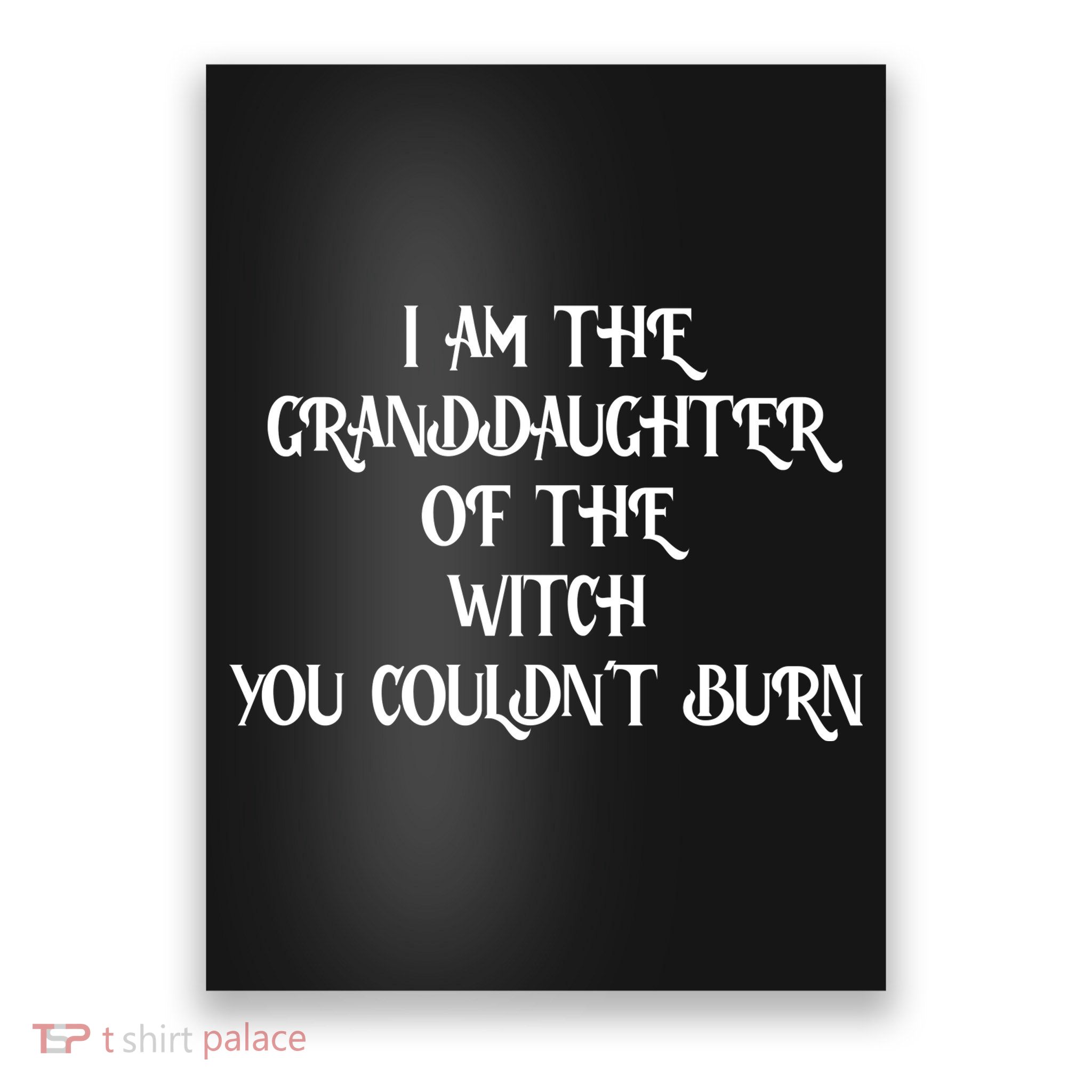 Im The Granddaughter Of The Witch You Couldnt Burn Poster