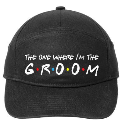 Im The Groom Bachelor Party Stag Groomsmen 7-Panel Snapback Hat