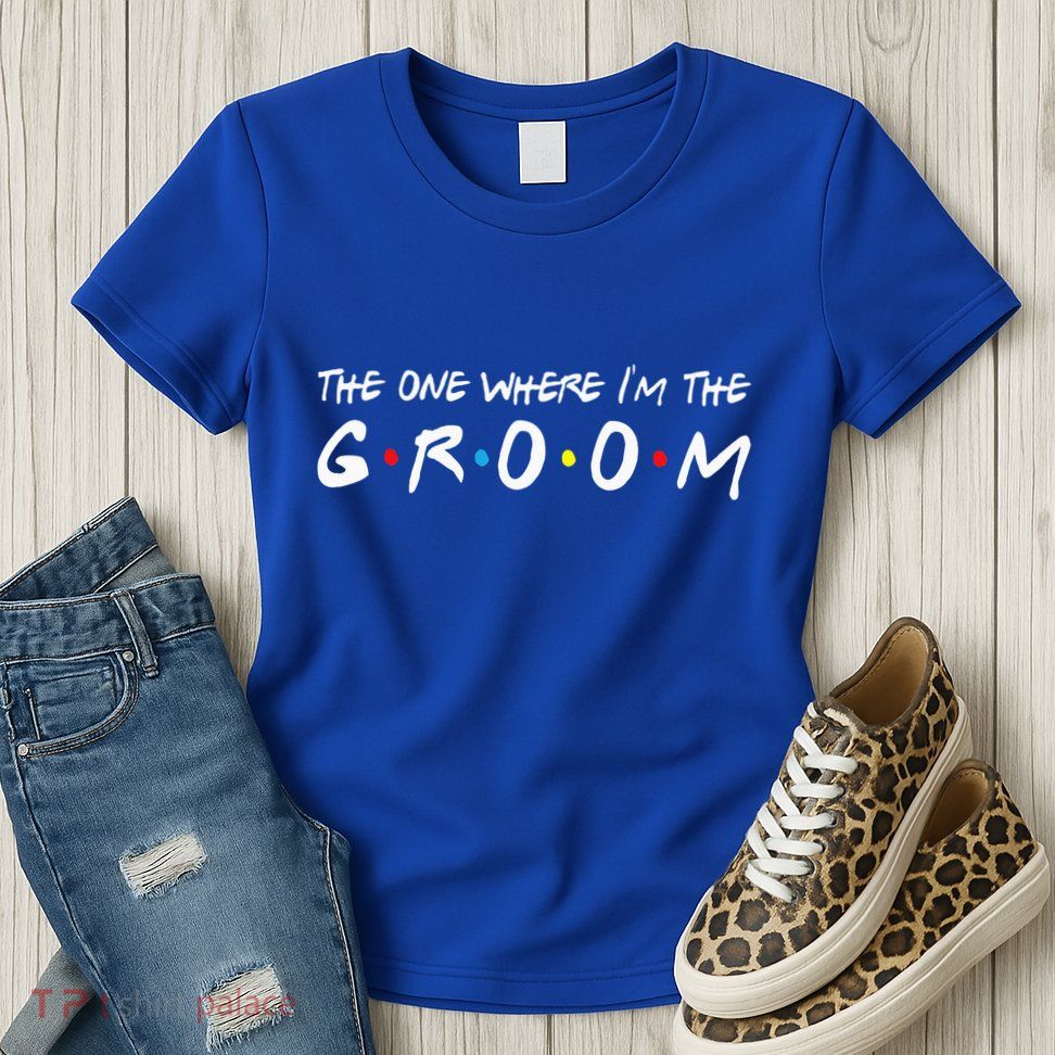 Im The Groom Bachelor Party Stag Groomsmen Womens T-Shirt