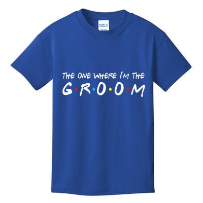 Im The Groom Bachelor Party Stag Groomsmen Kids T-Shirt