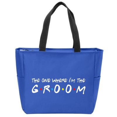 Im The Groom Bachelor Party Stag Groomsmen Zip Tote Bag