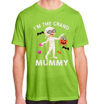 Im The Grand Mummy Funny Grandma Halloween Adult ChromaSoft Performance T-Shirt