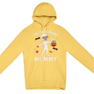 Im The Grand Mummy Funny Grandma Halloween Premium Pullover Hoodie