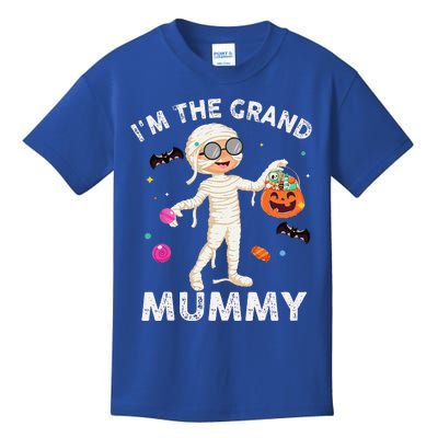 Im The Grand Mummy Funny Grandma Halloween Kids T-Shirt