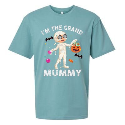 Im The Grand Mummy Funny Grandma Halloween Sueded Cloud Jersey T-Shirt