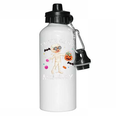 Im The Grand Mummy Funny Grandma Halloween Aluminum Water Bottle