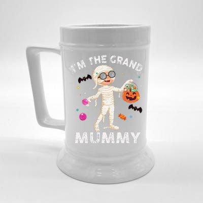 Im The Grand Mummy Funny Grandma Halloween Beer Stein