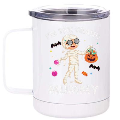 Im The Grand Mummy Funny Grandma Halloween 12 oz Stainless Steel Tumbler Cup