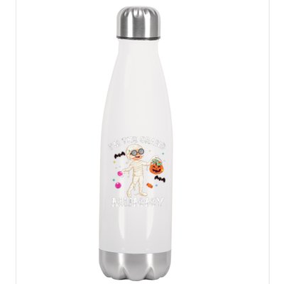 Im The Grand Mummy Funny Grandma Halloween Stainless Steel Insulated Water Bottle