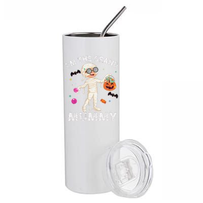 Im The Grand Mummy Funny Grandma Halloween Stainless Steel Tumbler