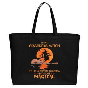 Im The Grandma Witch Like A Normal Grandma Halloween Gifts Cotton Canvas Jumbo Tote