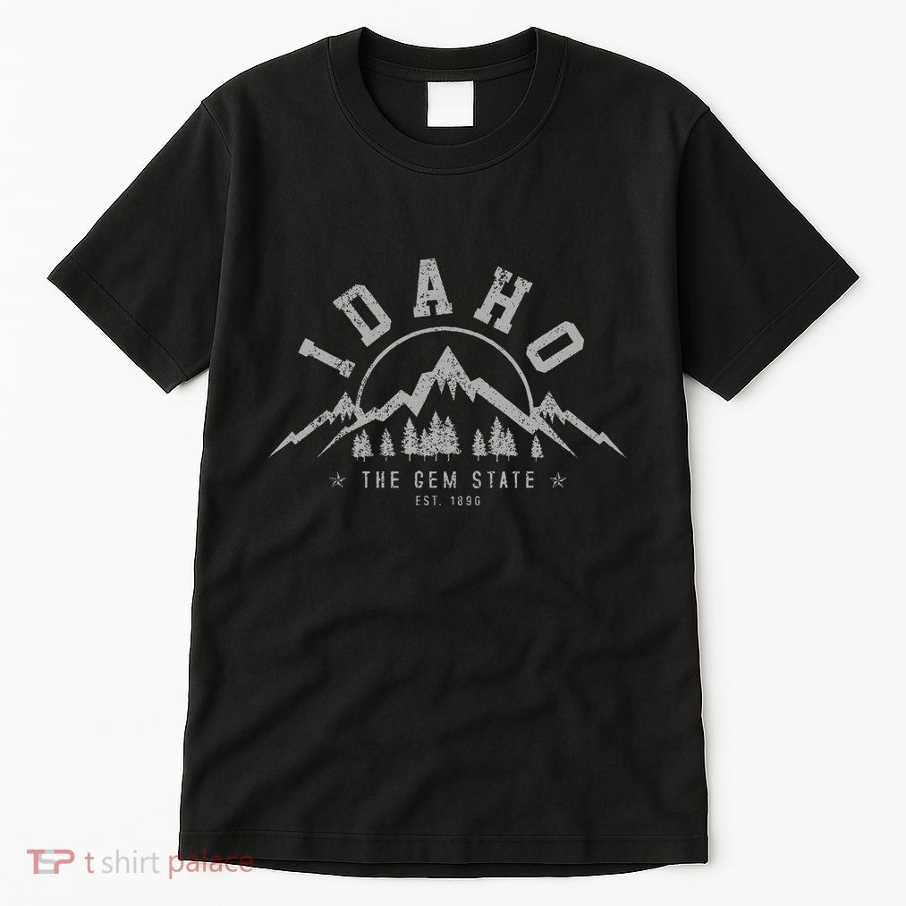 Idaho The Gem State Vintage Mountains Pride Tall T-Shirt