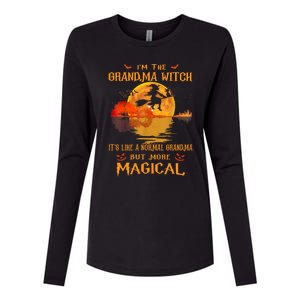 Im The Grandma Witch Its Like A Normal Grandma Halloween Gift Womens Cotton Relaxed Long Sleeve T-Shirt