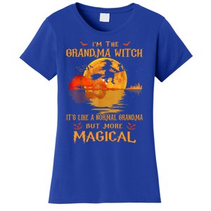 Im The Grandma Witch Its Like A Normal Grandma Halloween Gift Women's T-Shirt