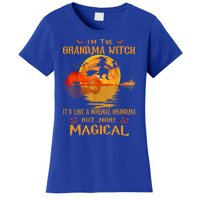 Im The Grandma Witch Its Like A Normal Grandma Halloween Gift Women's T-Shirt