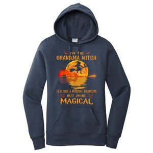 Im The Grandma Witch Its Like A Normal Grandma Halloween Gift Women's Pullover Hoodie