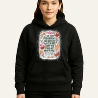 In The Garden He Walks With Me And He Talks With Me Funny Hoodie