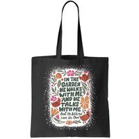 In The Garden He Walks With Me And He Talks With Me Funny Bag
